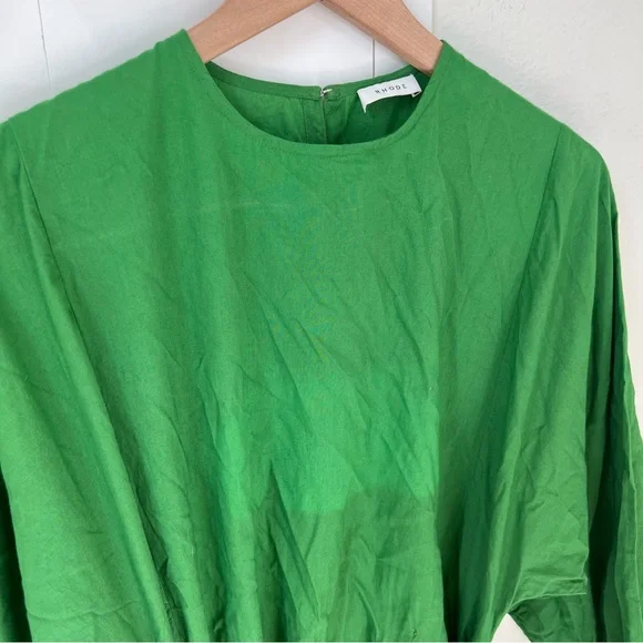 RHODE Ella Mini Dress In Green - Picture 8 of 10